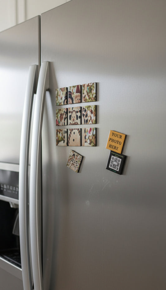 Set of 9 Photo Magnet Puzzles