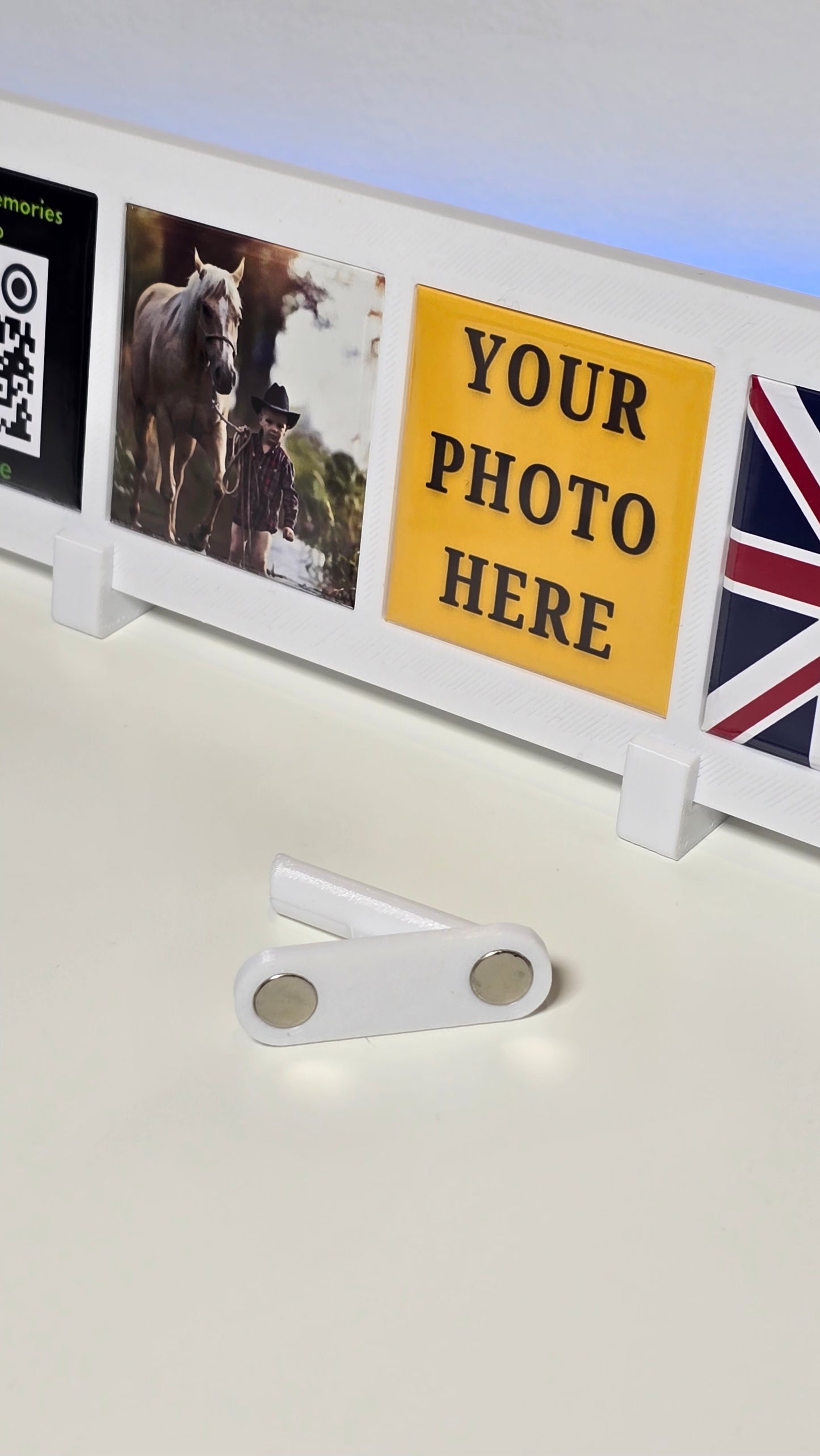 Magnetic Photo Frame - Holds 4 Photos