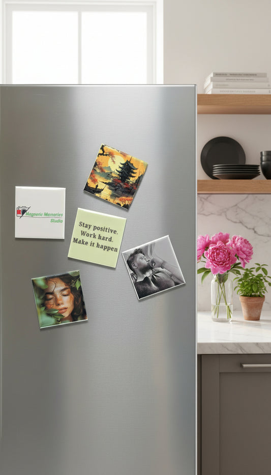 Set of 9 Custom Photo Magnets